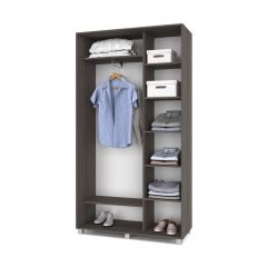 РОЛАНД Шкаф-купе Анкор темный (450*1200) Р421 в Ижевске - izhevsk.mebel24.online | фото 2