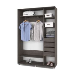 РОЛАНД Шкаф-купе Анкор темный (450*1500) Р451 в Ижевске - izhevsk.mebel24.online | фото 4