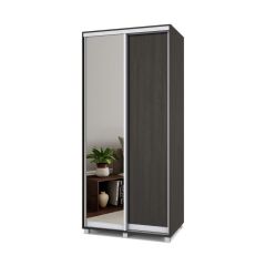 РОЛАНД Шкаф-купе с зеркалом Венге (450*1000) Р402 в Ижевске - izhevsk.mebel24.online | фото 2