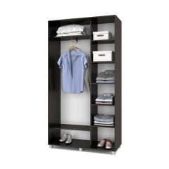 РОЛАНД Шкаф-купе с зеркалом Венге (450*1200) Р422 в Ижевске - izhevsk.mebel24.online | фото 2