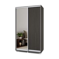 РОЛАНД Шкаф-купе с зеркалом Венге (450*1300) Р432 в Ижевске - izhevsk.mebel24.online | фото 2