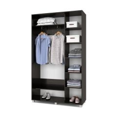 РОЛАНД Шкаф-купе с зеркалом Венге (450*1300) Р432 в Ижевске - izhevsk.mebel24.online | фото 3