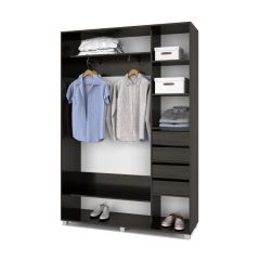 РОЛАНД Шкаф-купе с зеркалом Венге (450*1300) Р432 в Ижевске - izhevsk.mebel24.online | фото 5