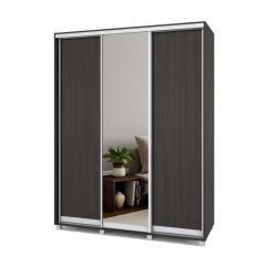 РОЛАНД Шкаф-купе с зеркалом Венге (450*1700) Р472 в Ижевске - izhevsk.mebel24.online | фото 2