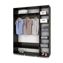 РОЛАНД Шкаф-купе с зеркалом Венге (450*1700) Р472 в Ижевске - izhevsk.mebel24.online | фото 3