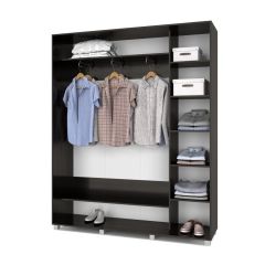 РОЛАНД Шкаф-купе с зеркалом Венге (450*1800) Р482 в Ижевске - izhevsk.mebel24.online | фото 5