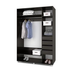 РОЛАНД Шкаф-купе с зеркалом Венге (600*1700) Р672 в Ижевске - izhevsk.mebel24.online | фото 4