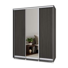 РОЛАНД Шкаф-купе с зеркалом Венге (600*1800) Р682 в Ижевске - izhevsk.mebel24.online | фото