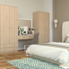 Шкаф Нина (М6) Ясень шимо светлый в Ижевске - izhevsk.mebel24.online | фото