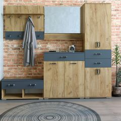 Шкаф с ящиками НКМ Бостон Секция 6 в Ижевске - izhevsk.mebel24.online | фото 2