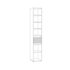 Шкаф с ящиком 13.202 Сидней в Ижевске - izhevsk.mebel24.online | фото 2