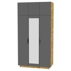 Шкаф с зеркалом "Аврора (H23_M)" в Ижевске - izhevsk.mebel24.online | фото 19