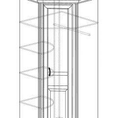 Шкаф угловой №562 "Алиса" (угол 875*875) в Ижевске - izhevsk.mebel24.online | фото 2