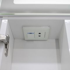 Шкаф-зеркало Аврора 60 с подсветкой LED Домино (DV8005HZ) в Ижевске - izhevsk.mebel24.online | фото 10