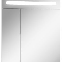 Шкаф-зеркало Аврора 65 с подсветкой LED Домино (DV8006HZ) в Ижевске - izhevsk.mebel24.online | фото