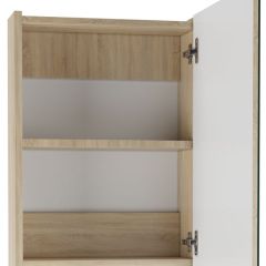 Шкаф-зеркало Мечта 40 Дуб сонома АЙСБЕРГ (DM2317HZ) в Ижевске - izhevsk.mebel24.online | фото 2