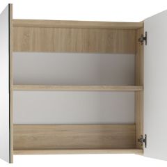 Шкаф-зеркало Мечта 60 Дуб сонома АЙСБЕРГ (DM2319HZ) в Ижевске - izhevsk.mebel24.online | фото 2