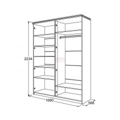 Спальный гарнитур Ольга-13 (модульный) в Ижевске - izhevsk.mebel24.online | фото 31