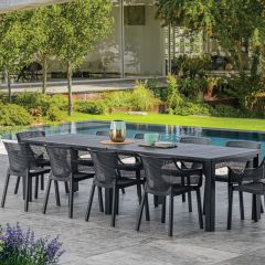 Стол раскладной Джули (Julie Double table 2 configurations) Графит в Ижевске - izhevsk.mebel24.online | фото 5