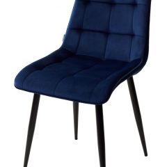 Стул CHIC BLUVEL-86 NAVY BLUE / черный каркас М-City в Ижевске - izhevsk.mebel24.online | фото