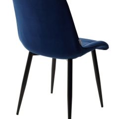 Стул CHIC BLUVEL-86 NAVY BLUE / черный каркас М-City в Ижевске - izhevsk.mebel24.online | фото 3