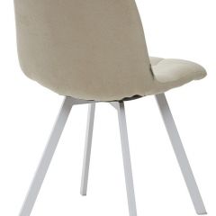 Стул CHILLI SQUARE UF860-01B бежевый, ткань/ белый каркас М-City в Ижевске - izhevsk.mebel24.online | фото 2