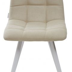 Стул CHILLI SQUARE UF860-01B бежевый, ткань/ белый каркас М-City в Ижевске - izhevsk.mebel24.online | фото 3