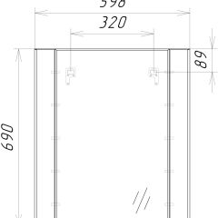 Зеркало Optima 60 Домино (DO1902Z) в Ижевске - izhevsk.mebel24.online | фото 8