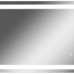 Зеркало Прага 800х550 с подсветкой Домино (GL7021Z) в Ижевске - izhevsk.mebel24.online | фото 1