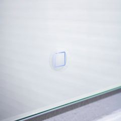 Зеркало Quadro 100 alum (линза) с подсветкой Sansa (SQL1030Z) в Ижевске - izhevsk.mebel24.online | фото 7