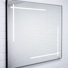 Зеркало Ray 80 black с подсветкой Sansa (SR1037Z) в Ижевске - izhevsk.mebel24.online | фото 3