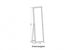 АЛЕКСАНДРИЯ-9.1 Зеркало напольное в Ижевске - izhevsk.mebel24.online | фото 2