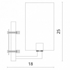 Бра Divinare Porta 5933/01 AP-1 в Ижевске - izhevsk.mebel24.online | фото 3