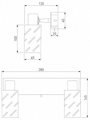 Бра Eurosvet Fente 20090/2 белый/хром в Ижевске - izhevsk.mebel24.online | фото 5
