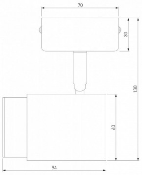 Бра Eurosvet Morgan 20124/1 белый/ черный в Ижевске - izhevsk.mebel24.online | фото 3