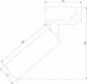 Бра Eurosvet Pitch 20143/1 LED титан в Ижевске - izhevsk.mebel24.online | фото 3