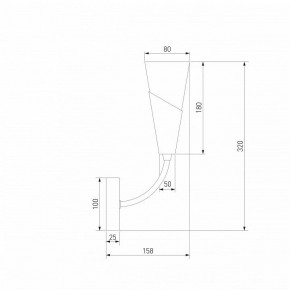 Бра Eurosvet Rhyton 60167/1 никель в Ижевске - izhevsk.mebel24.online | фото 6