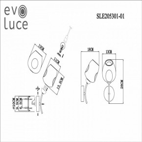 Бра EVOLUCE Besano SLE205301-01 в Ижевске - izhevsk.mebel24.online | фото 7