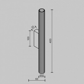 Бра Maytoni Calipso C082WL-12W2.7K-B в Ижевске - izhevsk.mebel24.online | фото 4