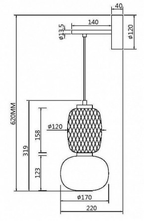 Бра Maytoni Pattern MOD267WL-L18G3K в Ижевске - izhevsk.mebel24.online | фото 4
