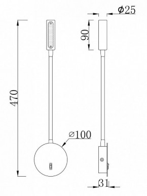 Бра Maytoni Stem C035WL-L3B3K в Ижевске - izhevsk.mebel24.online | фото 7