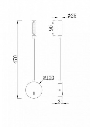 Бра Maytoni Stem C035WL-L3W3K в Ижевске - izhevsk.mebel24.online | фото 6