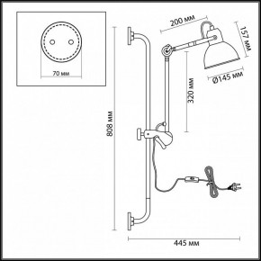 Бра Odeon Light Arta 4125/1WA в Ижевске - izhevsk.mebel24.online | фото 6