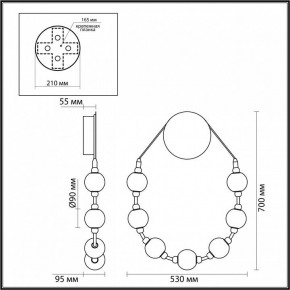 Бра Odeon Light Crystal 5007/25WL в Ижевске - izhevsk.mebel24.online | фото 4