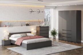 ДЕНВЕР Шкаф четырехстворчатый (Графит серый) в Ижевске - izhevsk.mebel24.online | фото 3