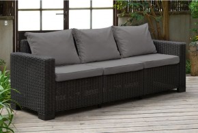 Диван Калифорния 3-х местный (California 3 Sofa), графит в Ижевске - izhevsk.mebel24.online | фото 1