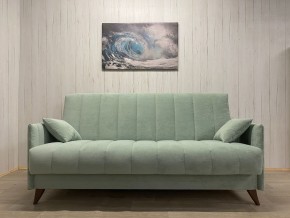 Диван Престиж-3 (НПБ) велюр Sensey mist green в Ижевске - izhevsk.mebel24.online | фото