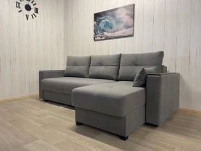 Диван угловой Комфорт-3 (НПБ+МДФ) велюр Galaxy Lite 26 в Ижевске - izhevsk.mebel24.online | фото 2