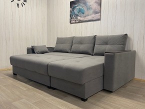 Диван угловой Комфорт-3 (НПБ+МДФ) велюр Galaxy Lite 26 в Ижевске - izhevsk.mebel24.online | фото 3