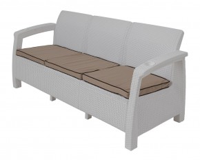 Диван Yalta Premium Sofa 3 Set (Ялта) белый (+подушки под спину) в Ижевске - izhevsk.mebel24.online | фото